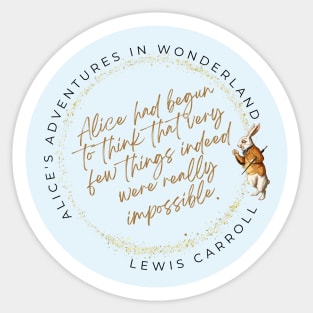 Possibility from Wonderland Sticker